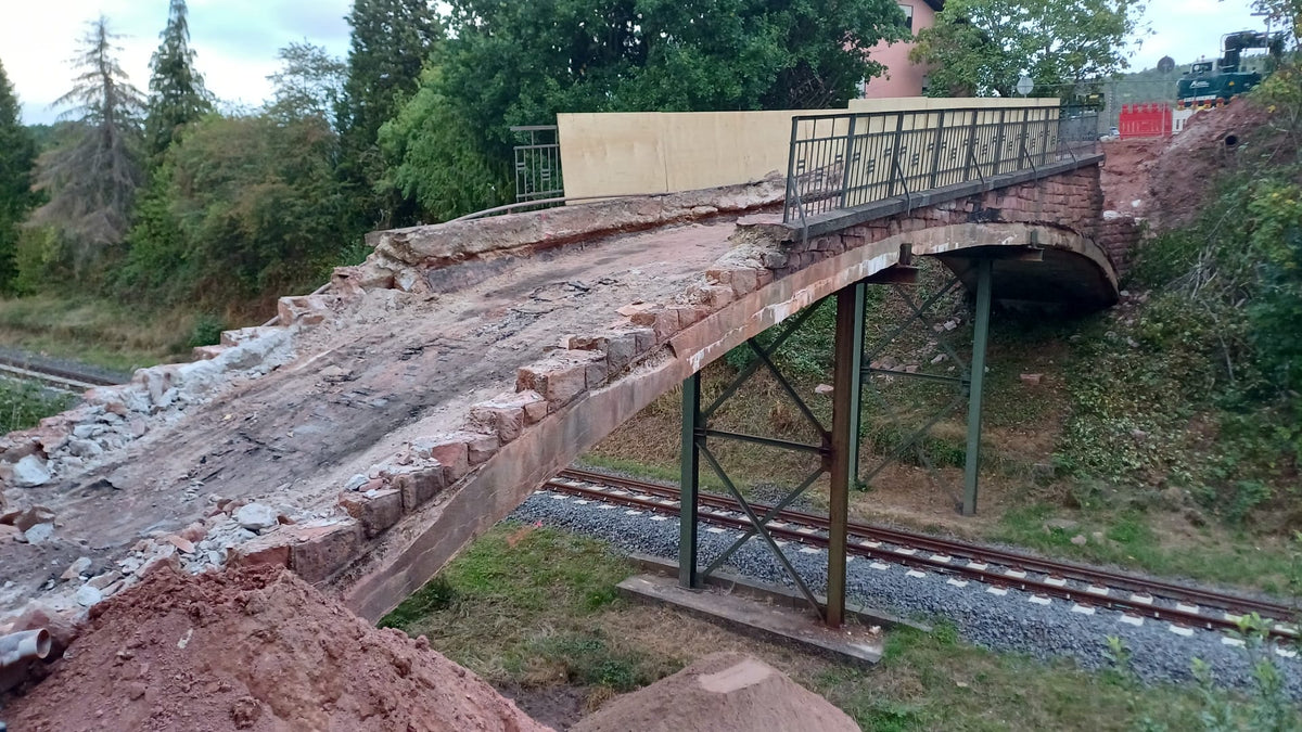 Brücke in Hetzbach wird abgerissen