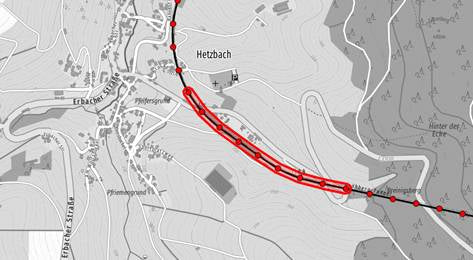 Gleiserneuerung am Krähbergtunnel: Bauarbeiten in Hetzbach von August bis Oktober
